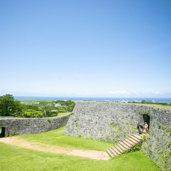 座喜味城趾の絶景フォト