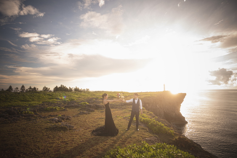 残波岬サンセット