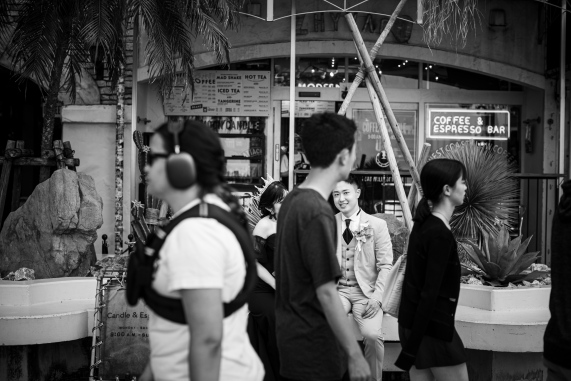 アメリカンビレッジでフォトウエディング