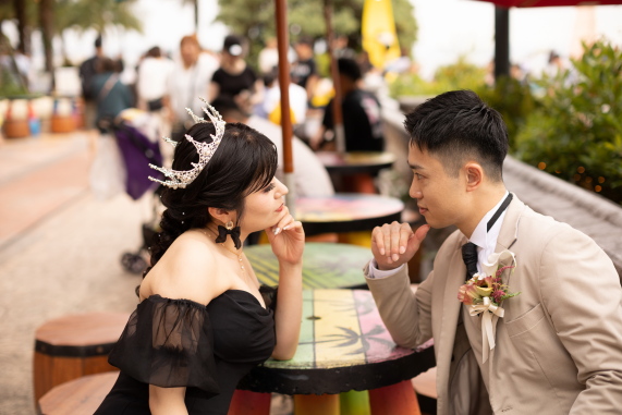 アメリカンビレッジでフォトウエディング